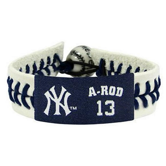 GameWear GWBBNYYAR MLB New York Yankees & Alex Rodriguez Bracelet
