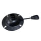 thumbnail image 5 of Taburete de bar con asiento giratorio y placa base, de metal resistente y negro. Diámetro 16cm, 5 of 9