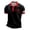 Black, variant on Casual Embroidered Maple Top for Everyday Wear Mens Shirt Breathable Blend Short Sleeve Classic Casual Style