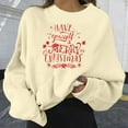 thumbnail image 1 of EGNMCR Chandail en Molleton de Noël Mode Décontractée pour Femmes Blouse à Manches Longues Imprimée Chandail en Molleton à Capuche, 1 of 6