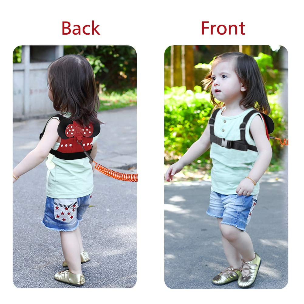 Wrist Link Accmor 3 in 1 Toddler Safety Harness Leash Baby Anti Lost Tether Strap Kid Walking Belt for 1-5 Years Boys and Girls to Zoo or Mall Cute Child Safety Harness 