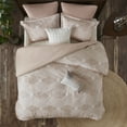 thumbnail image 3 of Cotton Jacquard Comforter Set Blush Full/Queen, 3 of 13