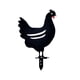 thumbnail image 3 of Inteprter Estaca de jardín, estaca de arte, césped acrílico hueco, resistente al agua, jardín, pollo, pato/forma de Animal, decoración de estaca, Decoración del hogar Un jardín, 3 of 6