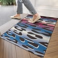 thumbnail image 4 of Colorful and Black Of Leopard Print Door Rugs,Washable Non Slip Door Mats Indoor,Decorative Door Mats,Entry Mat Indoor for Entrance,Bedroom,Kitchen,Bathroom,17"x30", 4 of 6