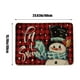 thumbnail image 2 of Decoraciones navideñas, adornos navideños, regalos navideños, decoración navideña para el hogar, tapete antideslizante en capas para puerta de entrada, porche, casas de campo, entrada y patio, tapetes, 2 of 5
