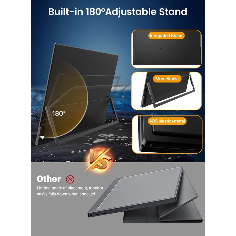 UPERFECT E6 Pro, 18.5'' FHD Lightweight Portable Touch Gaming