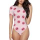 thumbnail image 1 of Fotbe Cute Pig Nose Body de Mujer con Cuello Redondo y Mangas Cortas, Sin Mangas Ajustado, Suave, Cómodo y Básico-Small, 1 of 7