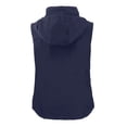 thumbnail image 3 of Women's Cutter & Buck Navy Seattle Seahawks Charter Eco Recycled Full-Zip Hoodie Vest, 3 of 3