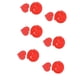thumbnail image 2 of Remolinos colgantes Yuarrent de corazón Decoración de fiesta Rojo Dorado, 2 of 6