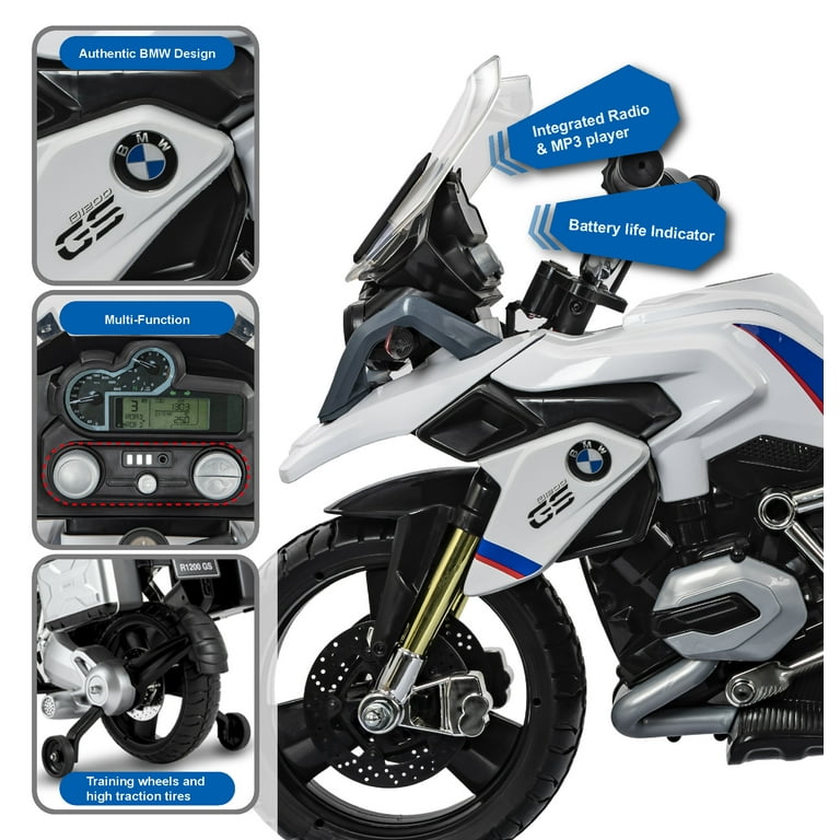 ROLLPLAY Premium Electric Motorcycle, for Children from 3 Years
