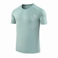 thumbnail image 5 of Men's Fashion Casual Sports T Shirt Cool Breathable Slim Fit Short Sleeve Tee for Active Comfort Wear Mens Casual Crew Neck Basic Tees, 5 of 7