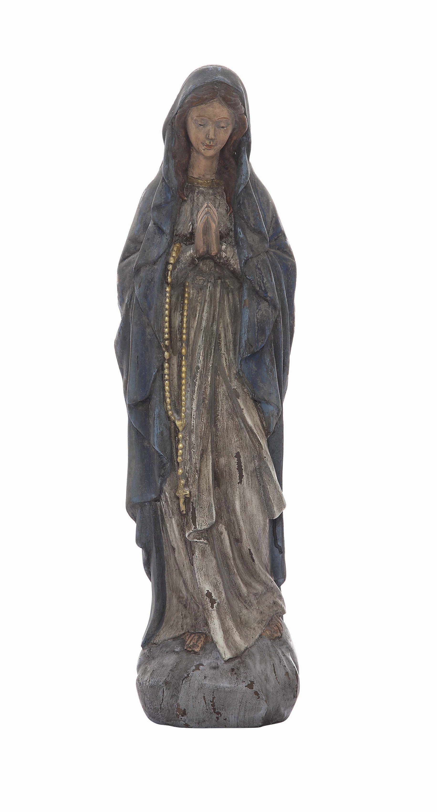Creative CoOp Antiqued Resin Virgin Mary Statue