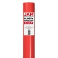 thumbnail image 3 of JAM Paper Red Glossy Wrapping Paper, All Occasion, 25 Sq. ft, 1/Pack, 3 of 5