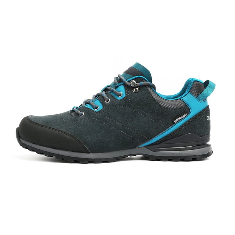 BETOOSEN Mens Outdoor Trekking Sneakers Waterproof Hiking Shoes Breathable Suede Leather Lightweight Walking Shoes