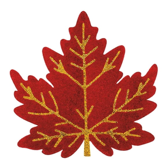 Sparkles Home  Luminous Rhinestone Leaf Placemat