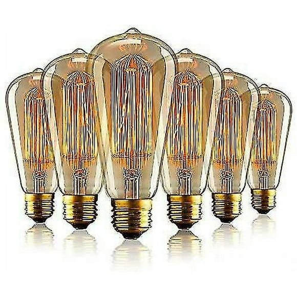 Vintage Edison Bulb, E27 Retro Incandescent Bulbs