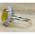 thumbnail image 3 of Natural Yellow Sapphire 5.10 Carat Ring, 925 Sterling Silver, Handmade Ring For Men And Woman, Christmas Gift., 3 of 4