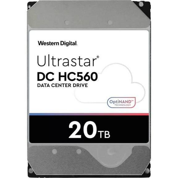 WD Ultrastar DC HC560 20TB 3.5" SAS Internal Hard Disk Drive 0F38652