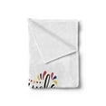 thumbnail image 2 of Venezuela Soft Flannel Fleece Throw Blanket, Cursive Lettering on a Plain Background, Cozy Plush for Indoor and Outdoor Use, 50" x 60", White Multicolor, by Ambesonne, 2 of 5