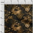 thumbnail image 2 of oneOone Viscose Chiffon Brown Fabric Damask Dress Material Fabric Print Fabric By The Yard 42 Inch Wide, 2 of 4