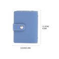 thumbnail image 3 of Mini Savings Binder | PU Leather Cash Envelope System | 4.5x3.5 Inch Card Holder & Money Organizer for Budgeting, 3 of 5