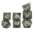thumbnail image 3 of 7 dados acrílicos multicara D4 D6 D8 D10 (0-9) D10 (10-90) D12 D20 dados digitales Negro, 3 of 6
