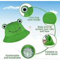 thumbnail image 2 of Frog Bucket Hat for Women/Men, Foldable Lightweight Sun Hat for Summer Spring, Wide Brim Frog Hat for Adult, Teen, Kids, 2 of 4