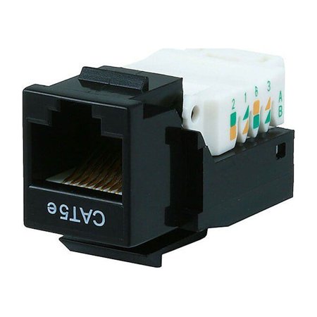 UPC: 0844660010760 | Monoprice Datacom Jack Cat5 Tooless Black 1076