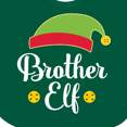 thumbnail image 4 of Inktastic Christmas Brother Elf Holiday Boys Baby Bib, 4 of 4