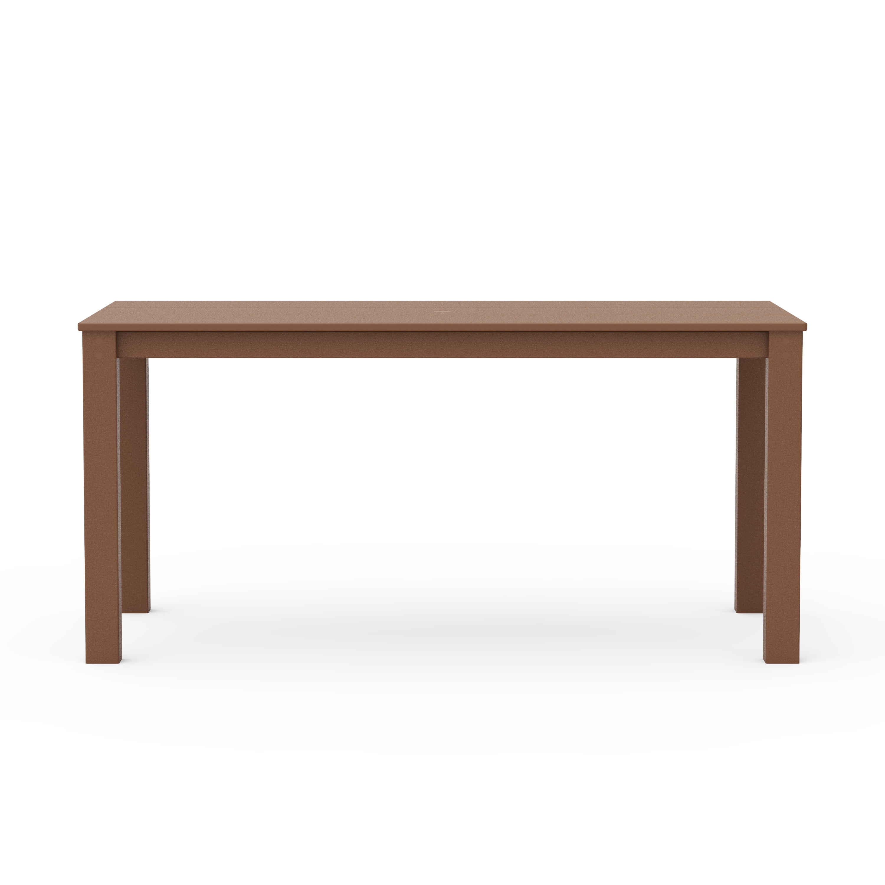 Better Homes & Gardens by POLYWOOD Southlake 34 in x 64 in Outdoor Dining Table, Teak
