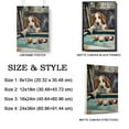 thumbnail image 2 of Treeing Walker Coonhound Dog Canvas – Billiards Canvas Print of Funny Treeing Walker Coonhound Dog Wall Art, Billiards Sports Wall Decor, Home Decor, Dog Lover, 2 of 5