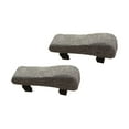 thumbnail image 2 of Almohadillas de reposapiés de silla de oficina almohadillas de brazo de algodón lino de algodón cómodo y espeso amortiguación aumentando almohada de Gris oscuro, 2 of 8