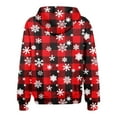 thumbnail image 5 of WXLWZYWL Oversized Hoodie for Women Zip Up Christmas Bell Y2K Fleece Long Sleeve Jacket Coat Xmas Sweatshrits, 5 of 5