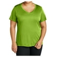 thumbnail image 2 of Yellow Rooster Women's PosiCharge Competitor V-Neck Tee Lime Shock XL, 2 of 7