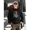thumbnail image 2 of American Heroes Graphic Sweatshirt Men -GoatDeals Designs, Male Small, 2 of 4