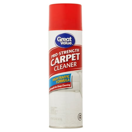 (2 pack) Great Value Foaming Carpet Cleaner, Pro-Strength, 22 (Best Value Carpet Cleaner)