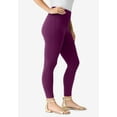 thumbnail image 3 of Roaman's Women's Plus Size Tall Plus Size Ankle Length Essential Stretch Legging, 3 of 6