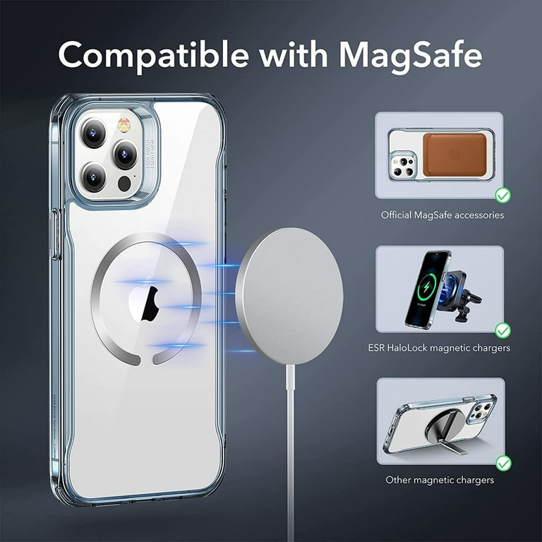 ESR iPhone 12 Case Compatible with MagSafe - Scratch-Resistant, Grippy  Frame, Magnetic - Fits iPhone 12/12 Pro, Sidekick Hybrid Case with  HaloLock