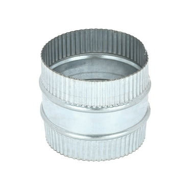 Uxcell 3 Inch Duct Connector Coupling, Galvanized Steel Dryer Vent Coupler