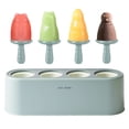 thumbnail image 7 of Popsicle Molds, Silicone Popsicle Molds with Sticks, DIY Ice Candy Maker Set, Reusable Silicone Mold for Homemade Popsicles, Non-Stick Ice Lolly Tray with Sticks, Fruit Juice Ice Pop Maker, 7 of 7