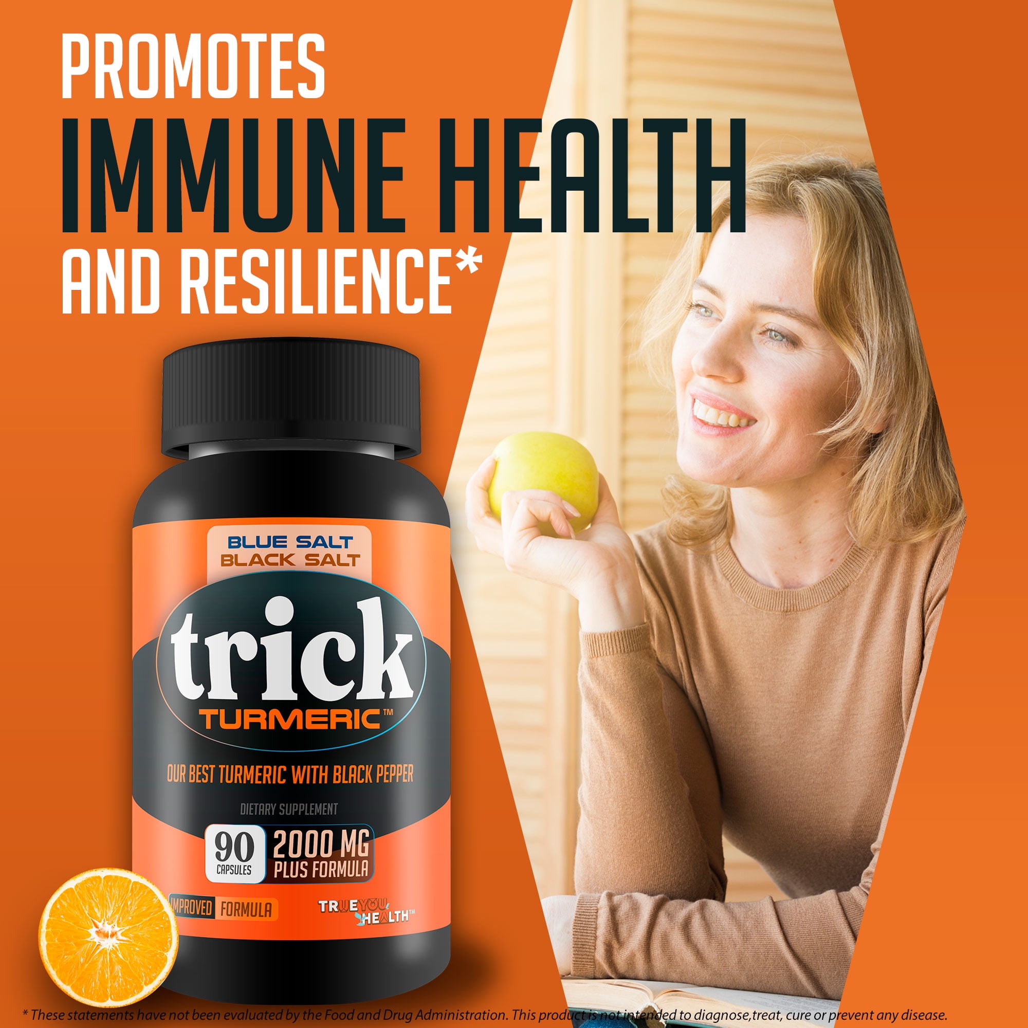 Turmeric Trick Blue Salt for Men Black Salt Trick - Our Best Turmeric for Men - High Absorption with Black Pepper - Ginger Curcumin Ginseng Mens Supplement