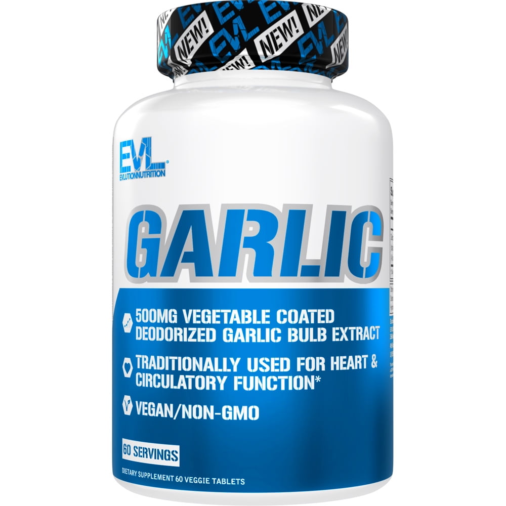 Super Concentrated Odorless Garlic Supplement EVLution Nutrition