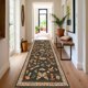 thumbnail image 2 of Qinaqin 2*6ft (61*183cm) Pearl Velvet 350Gsm cm de Anchoeight (Total About 1150Gsm) Cotton Tpr Anchoashed Folding Carpet Moderno Grass And Anchoarblers brown, 2 of 8