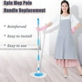 thumbnail image 7 of JUNWELL Spin Mop Kit  compatible with 363°Rotating Head Easy Spinning Stainless Steel Mop Bucket with Adjustable Handle Base  Heads  Household Cleaning Accessories for Home Office, 7 of 7