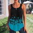 thumbnail image 3 of Women's Tank Tops Casual Round Neck Loose Tunic T-Shirt Blouse Tops, 3 of 4