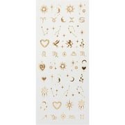Salon Perfect Nail Art Sticker Kit, Celestial Charms, 1 Sheet