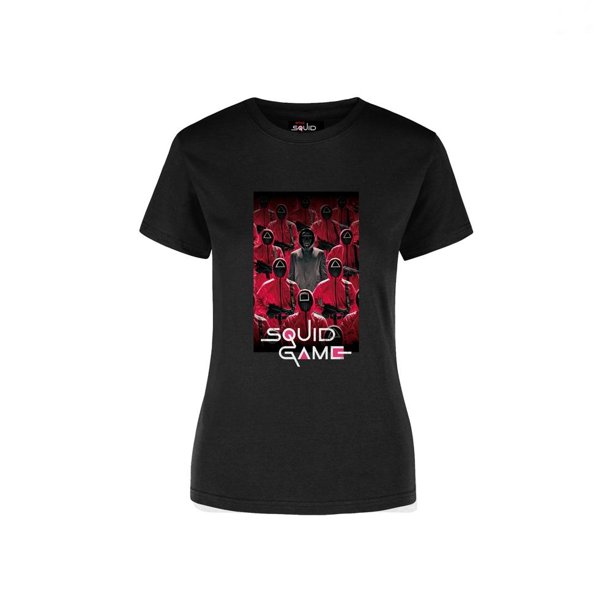 Playera Fan Army Juego del Calamar Talla EG Blanco