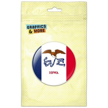 

Iowa State Flag Refrigerator Button Magnet