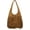 Brown, variant on Women Suede Handbag Vintage Fringe Hobo Bag Shoulder Bag with Tassel Hippie Western Purse Large Tote Bag