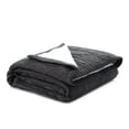 thumbnail image 4 of Cozy Tyme Lucie Cable Knit Throw - Reverse Faux Rabbit Fur 50"x 60" Dark Grey, 4 of 10
